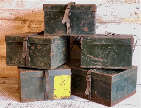 antique military metal box cylinder|military surplus boxes for sale.